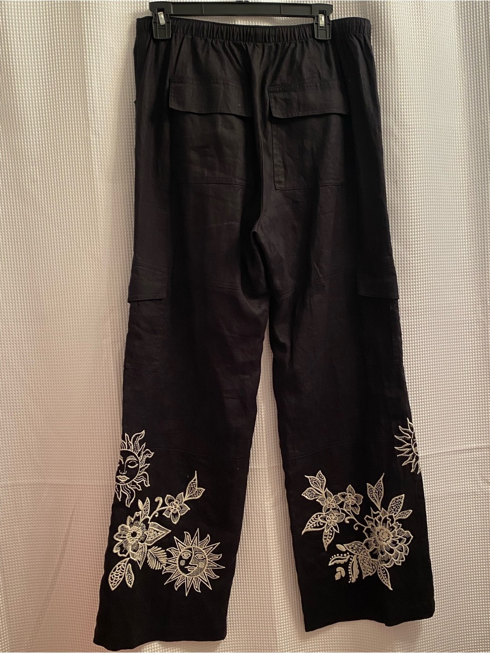 Johnny Was Addison Drawstring Wide Leg Pant - Picture 4 of 12